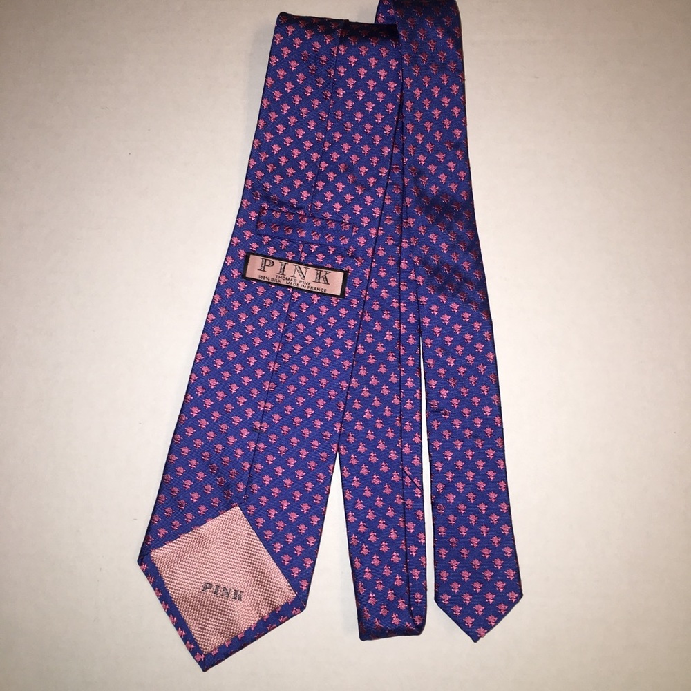 Thomas Pink blue and pink silk tie